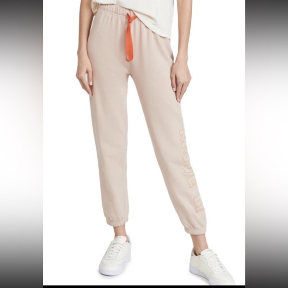 MOTHER Pants - MOTHER Move It The Bender Ankle Track Pants Sweatpants Rose Dust / Orange Sz XS